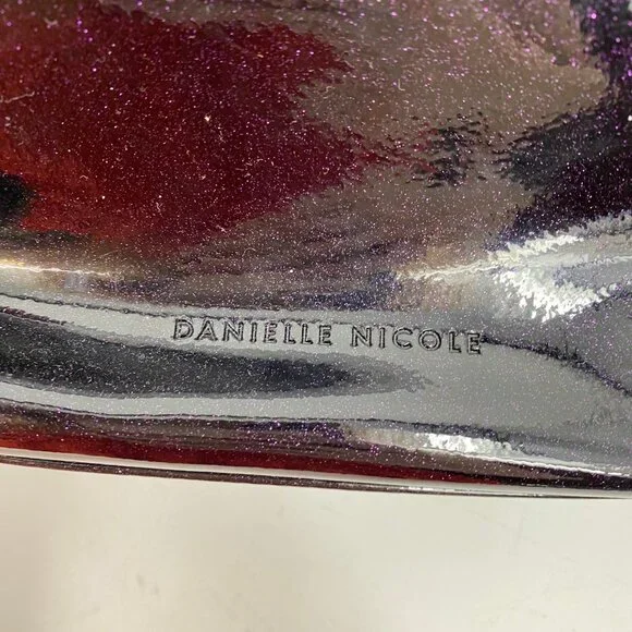 Danielle Nicole Black Glitter Cosmetic Pouch | Disney Gus & Cat - Picture 8 of 11